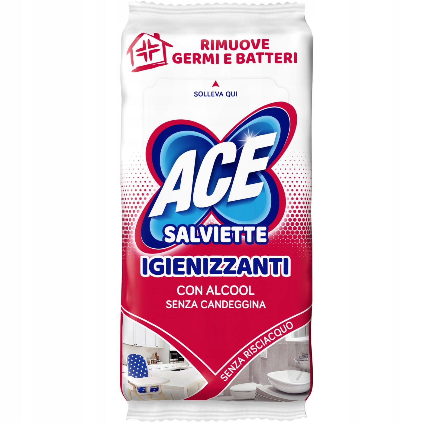 

Chusteczki Odkażające Chustki Czyszczące Ace 40SZT
