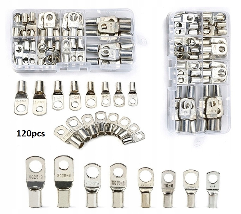 ZACISKARKA PRASKA DO KABLI + 120 TULEJEK KOŃCÓWEK Model kQ56
