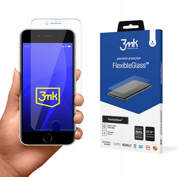 

Szkło hybrydowe do iPhone Se 2020 2022 3mk Glass