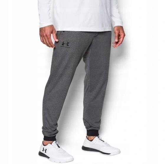 Under Armour Tepláky Sportstyle Jogger šedá