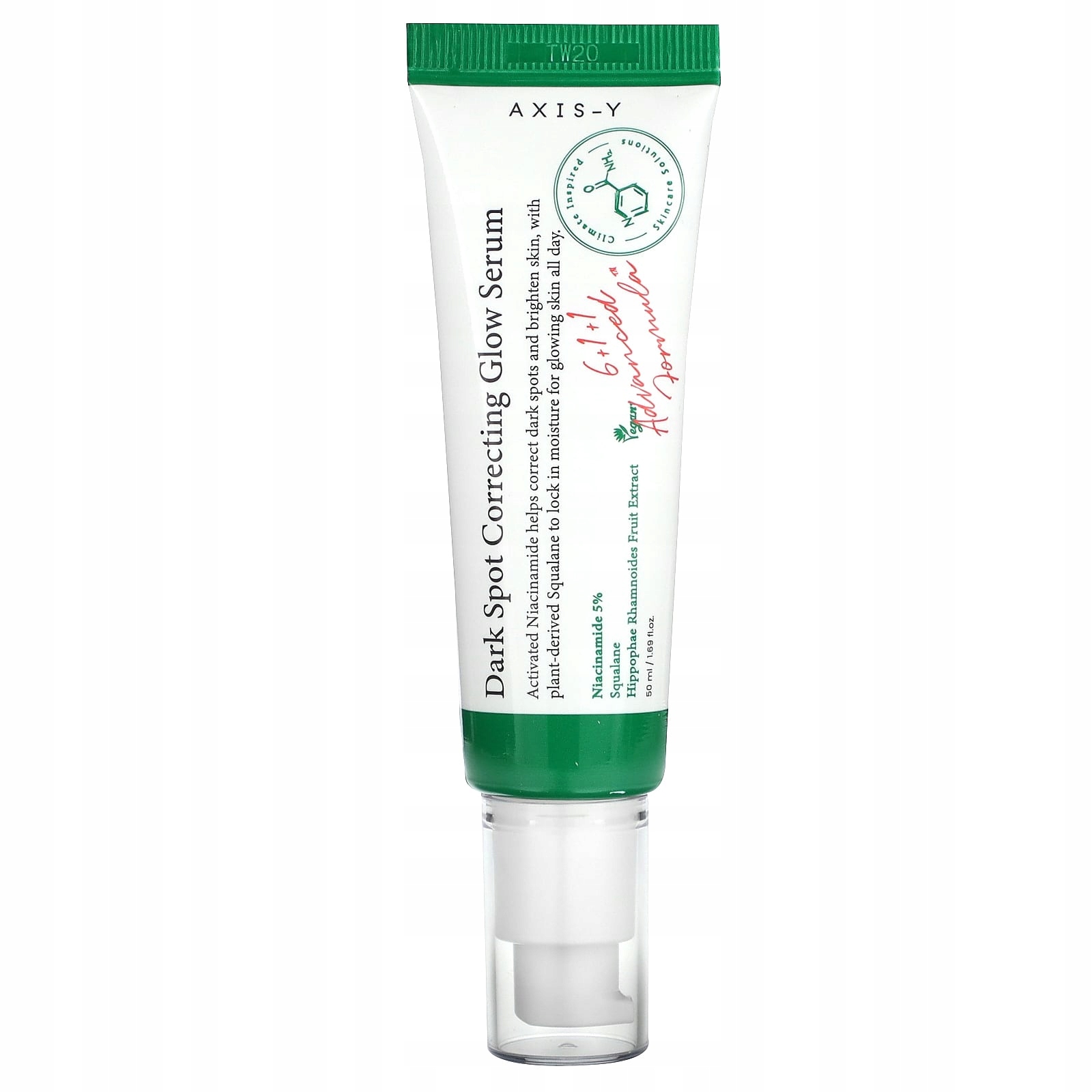 Axis-Y, rozjasňující sérum pro korekci pigmentových skvrn, 50 ml