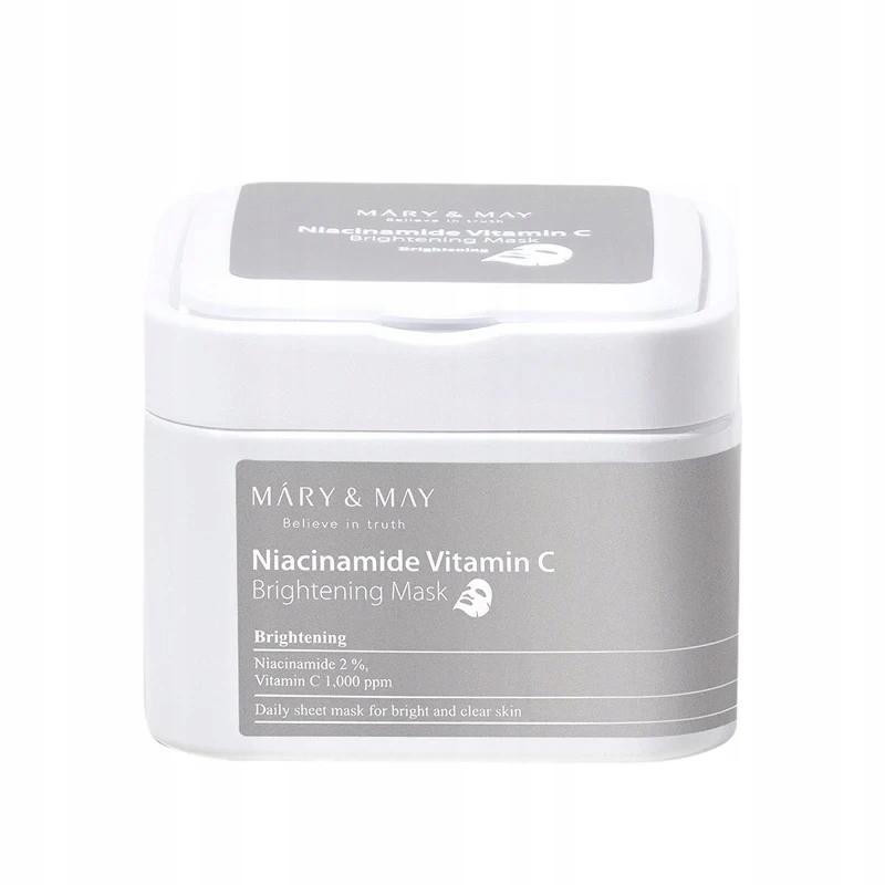 Mary&May Niacinamide Vitamin C Sada rozjasňujících pleťových masek 30ks