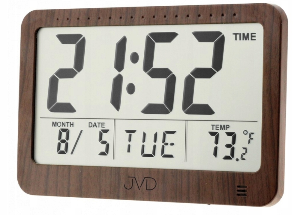 Zegar cyfrowy JVD DH9711 data temperatura budzik 9 melodii