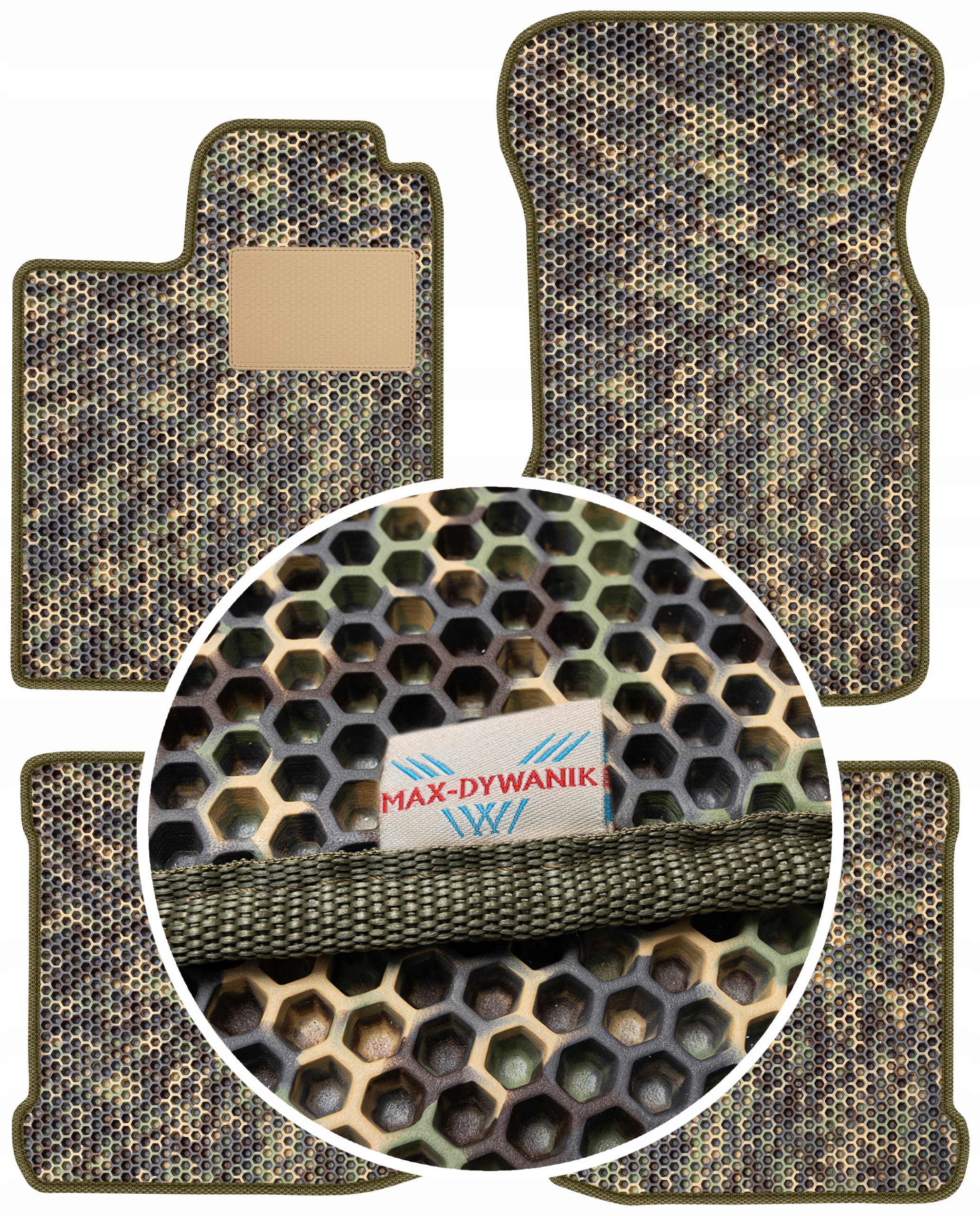 Seat Ibiza II Hb Sd 1993-1999 Gumové rohože do auta Eva Moro