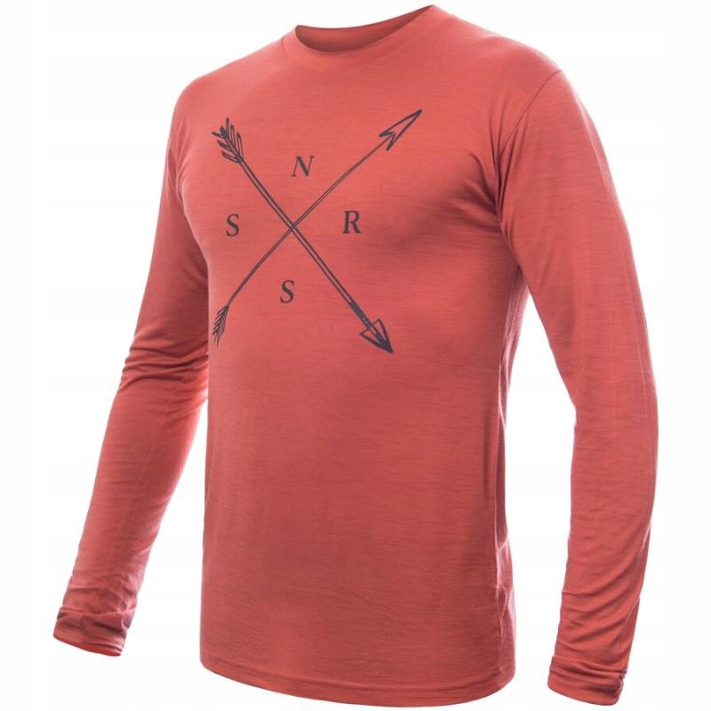 Sensor Triko Merino Active Snsr pánské dlouhý terakota L