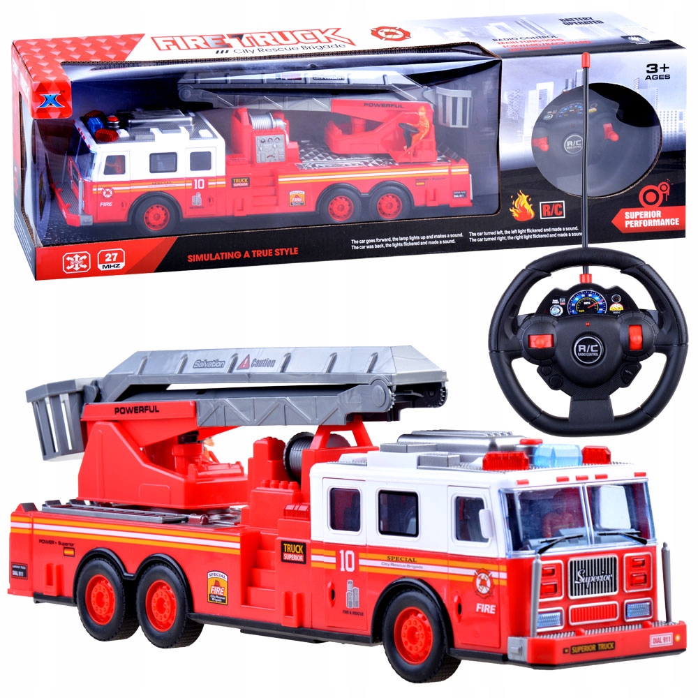 

Auto Straż pożarna na pilota z sygnałem RC0528