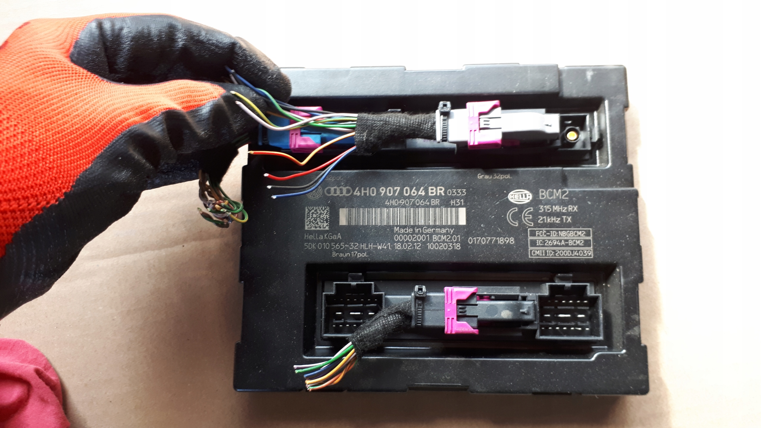 A7 4G Unité commande confort 4H0907064BR A6 C7 4G