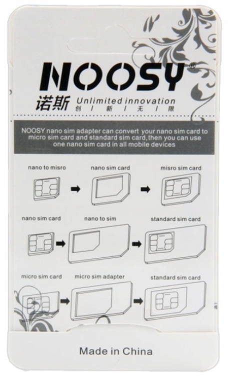 Zestaw Adapterów do kart Nano Micro SIM Szpilka Producent Inna