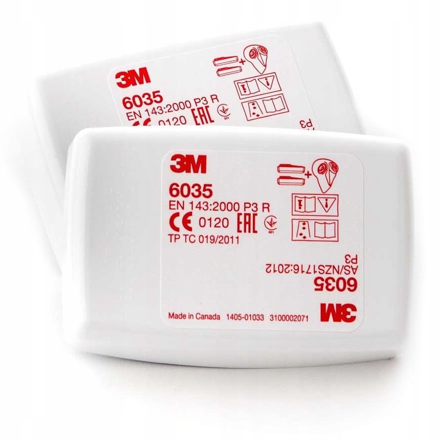 

3M 6035 P3 Filtr Filtry Dla Ratownika Medycznego