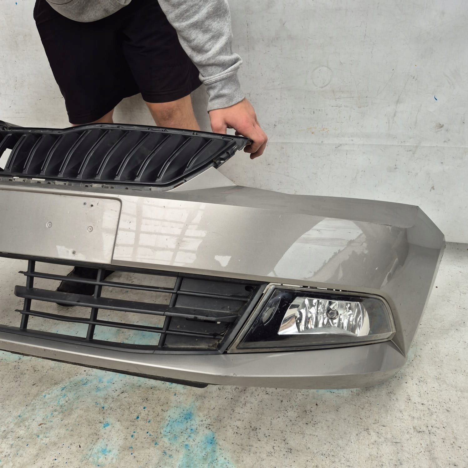 SKODA FABIA III 3 14-18 bumper front front cover