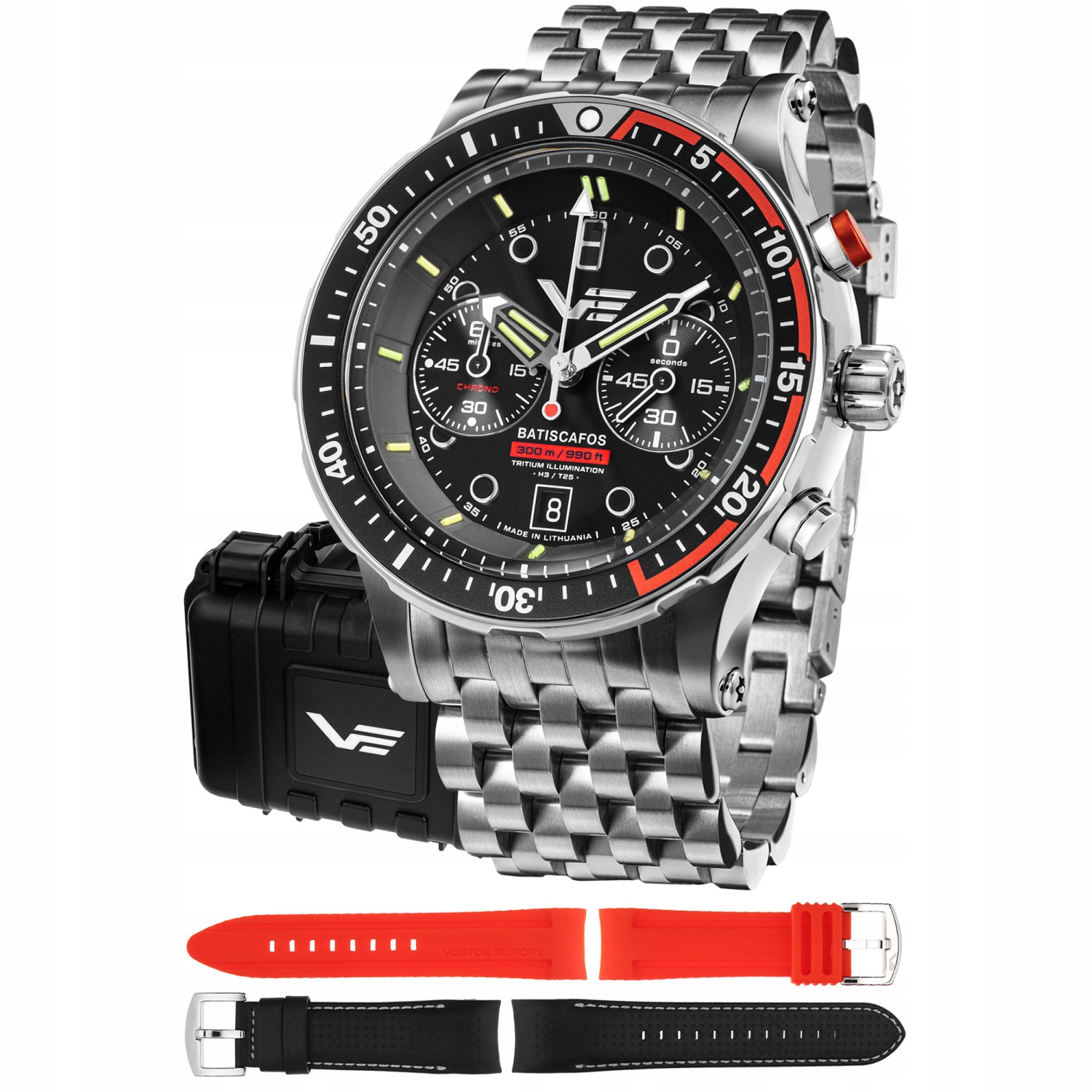 Pánské Hodinky Vostok Europe 6S21-511A771B stříbrné