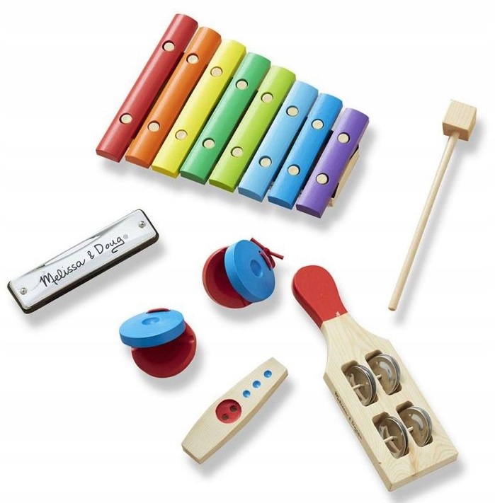

5 instrumentów xylofon kazoo Melissa and Doug