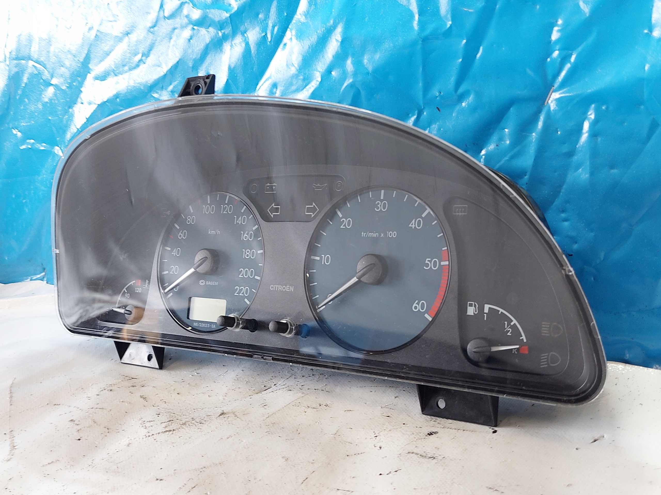 dials clock XSARA and LIFT 2.0 HDI P9648817680D