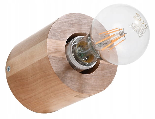 Nástěnné svítidlo Salgado přírodní dřevo Sollux Lighting