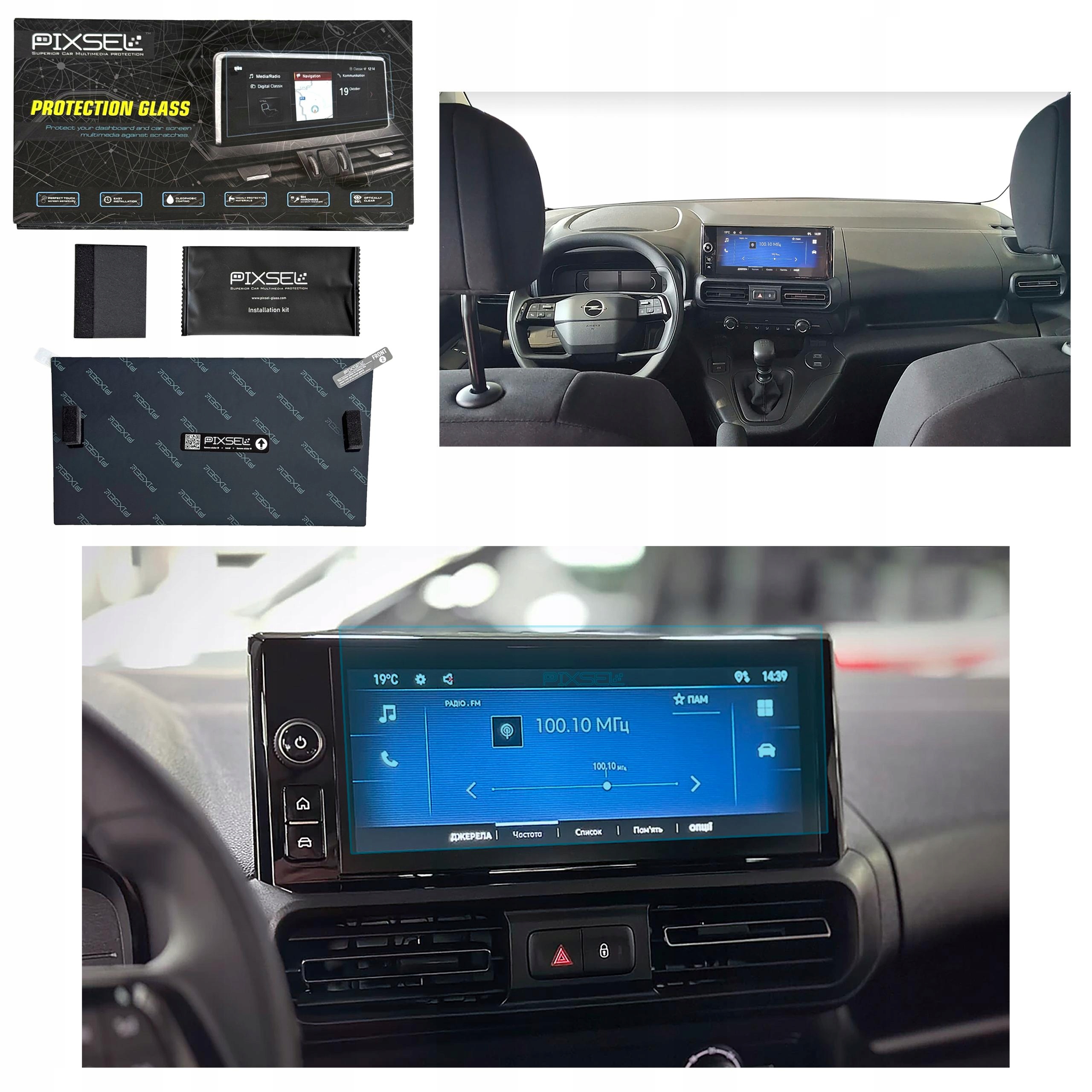 Antyodciskowe Matowe Szkło Ochronne Opel COMBO-11.1“ 2024-na monitor