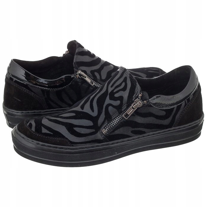 Dámské polobotky Slipon Venezia 921010 Černé