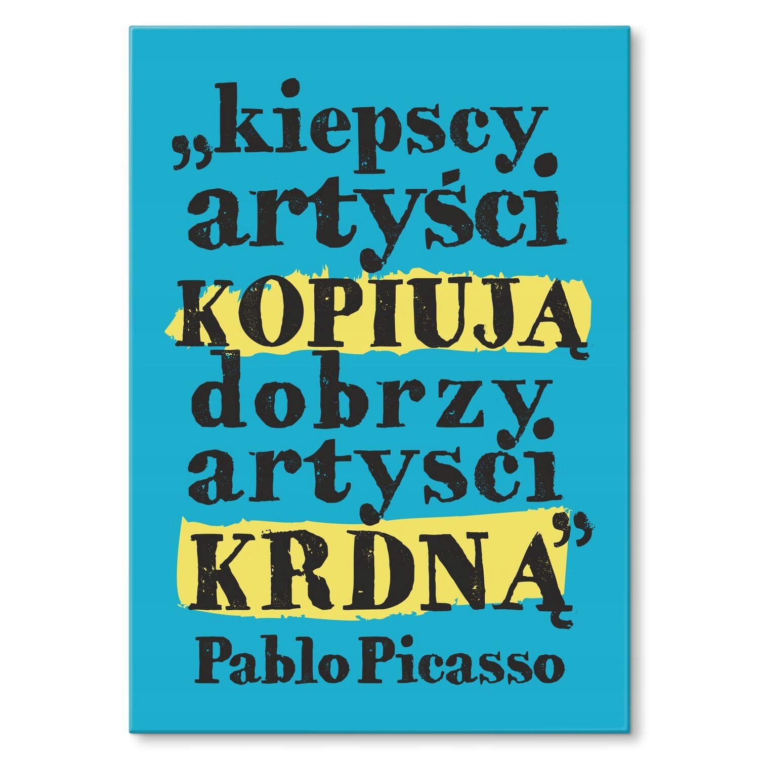 Kovový plakát Pablo Picasso Szyld Plech 30 x 42 cm Dárek