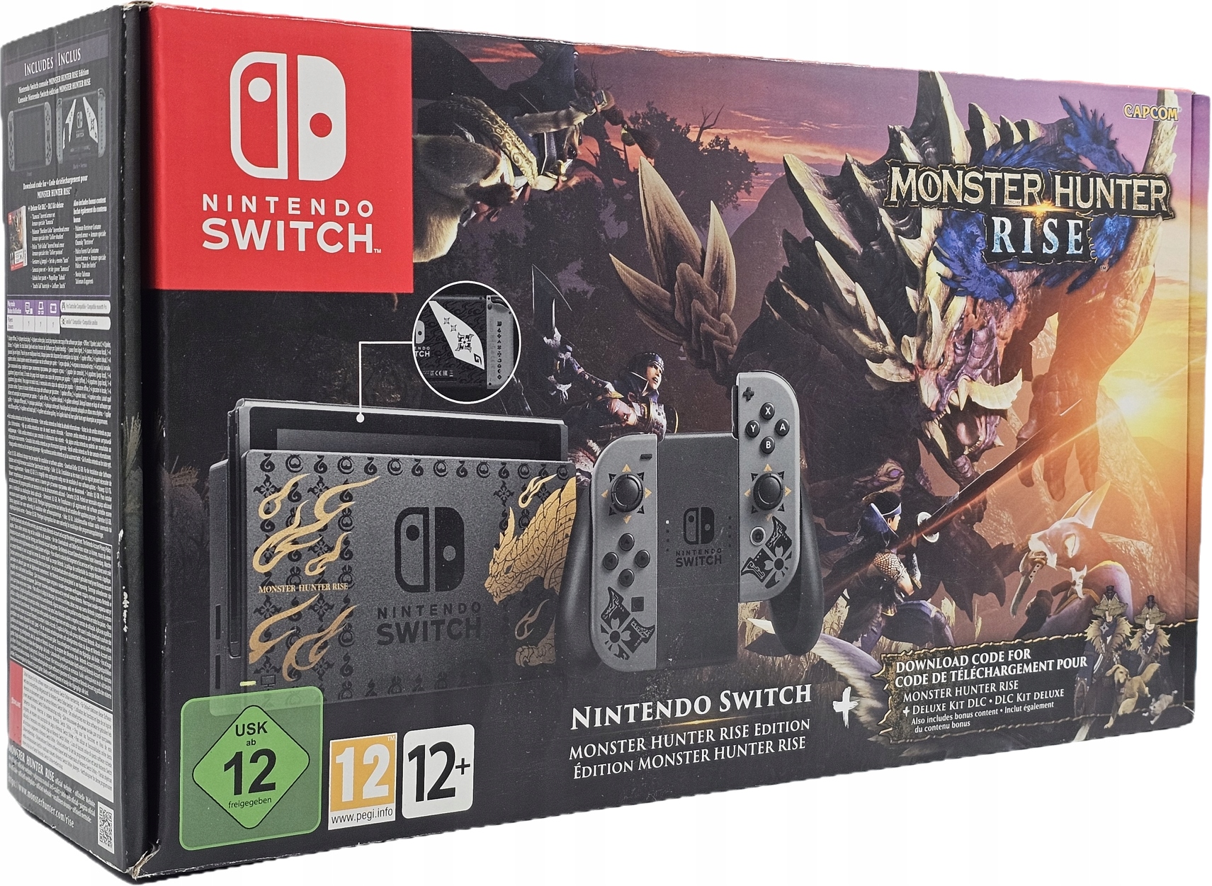 Nowa Konsola Nintendo Switch Monster Hunter Rise Limited Edition