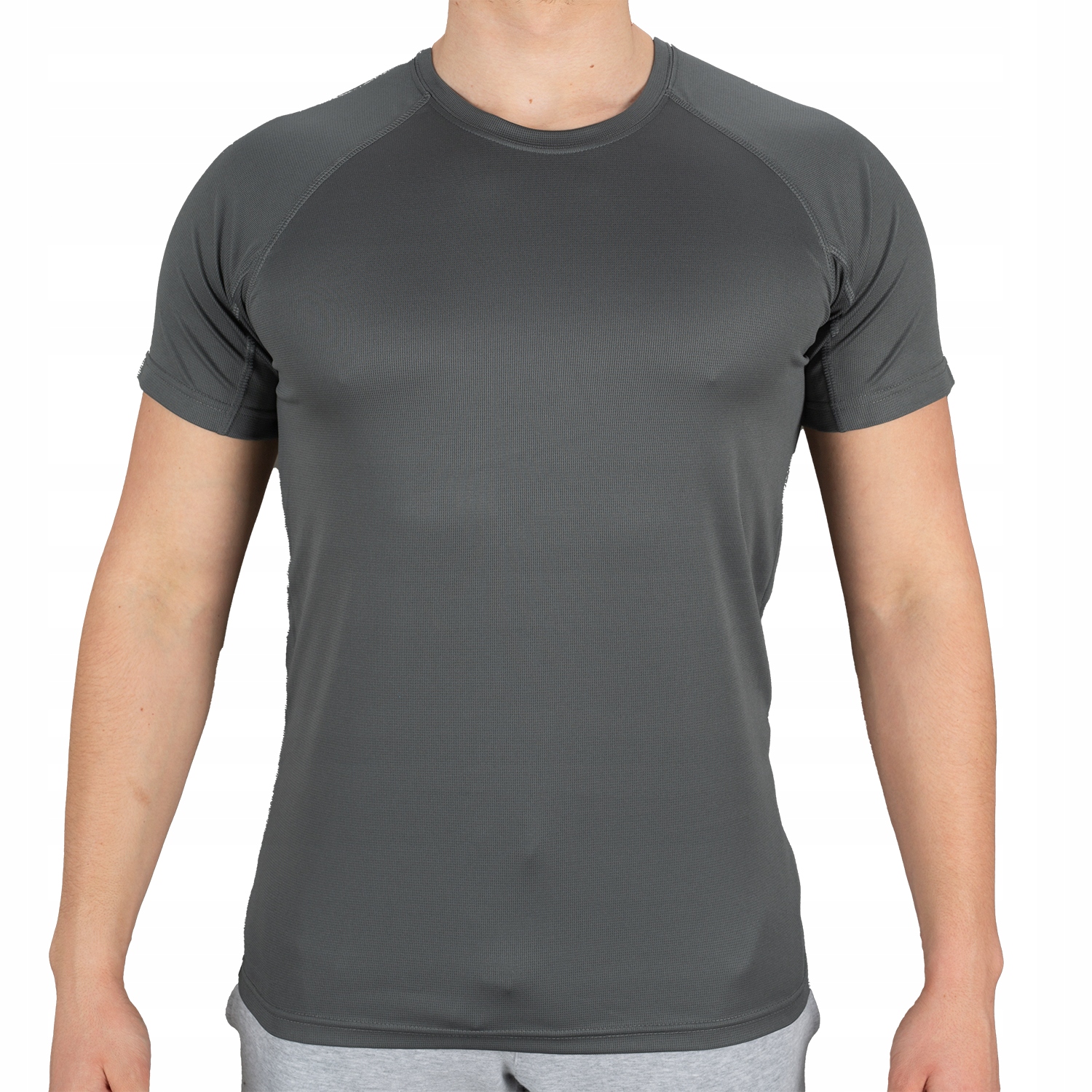 KOSZULKA DO BIEGANIA TERMOAKTYWNA NA SIŁOWNIE Rękaw krótki rękaw