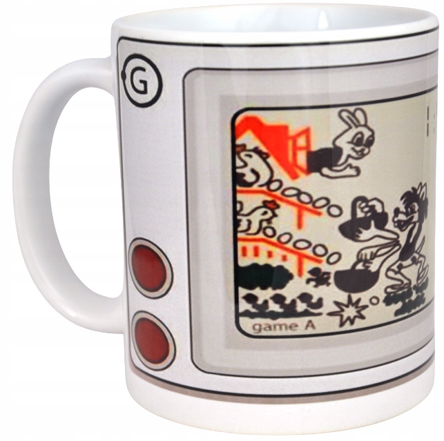 

Kubek Wilk I Zając Gra Jajeczka Wintage Prl