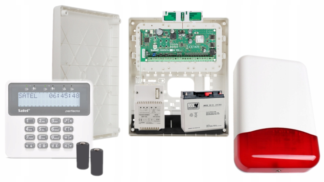 Alarm Perfecta 32WRL Prf-lcd-wrl Duża Obudowa 18Ah