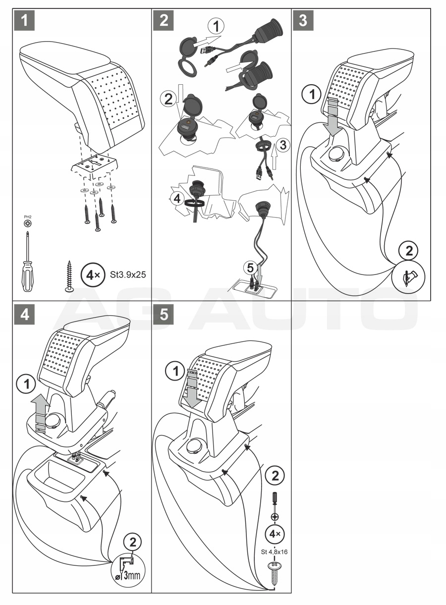 PODLOKIETNIK STANDARD Opel Astra K V 2015 Part manufacturer Rati