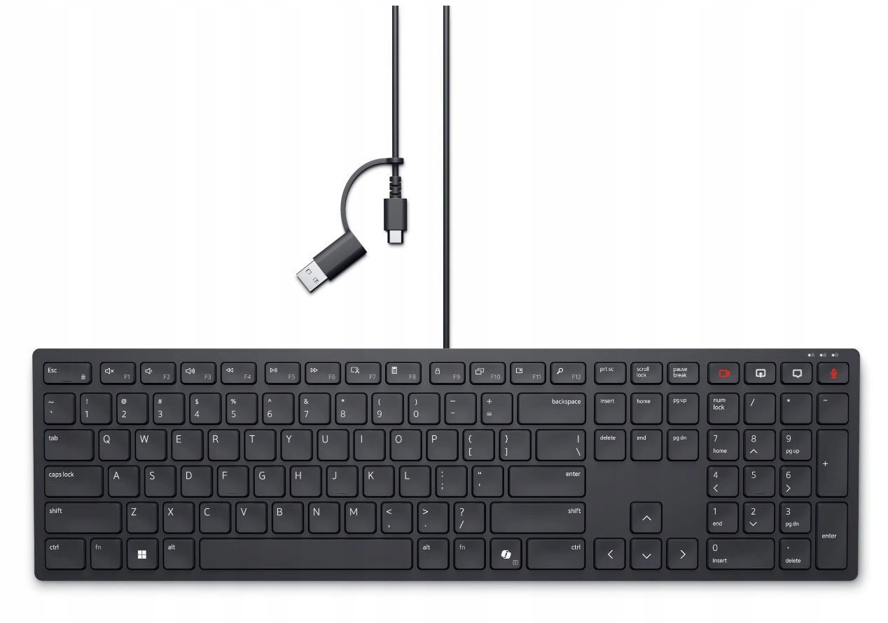 Dell Klávesnice pro spolupráci KB525C Usb-c, černá, ruská