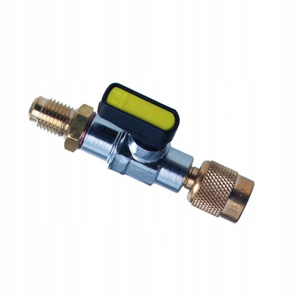 Kulový kohout pro servisní hadice Modrý Refco 5/16"SAE (R410,R32)