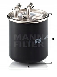 Mann Filter WK 820 2 x Filtr paliwa
