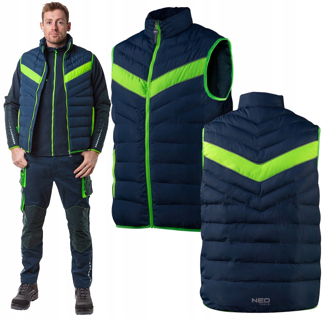 Bunda Bez Rukávů pracovní péřová vesta Premium kamizelka Neo M