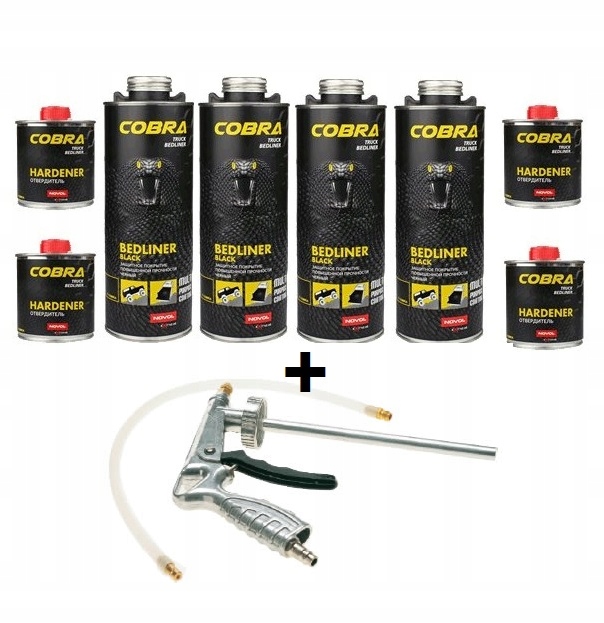 Novol Cobra Bedline Czarny 3 2L Pistolet Super