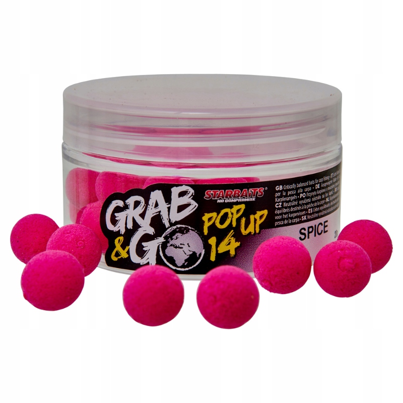 Starbaits Kulki Pop Up Grab&go Spice 14mm