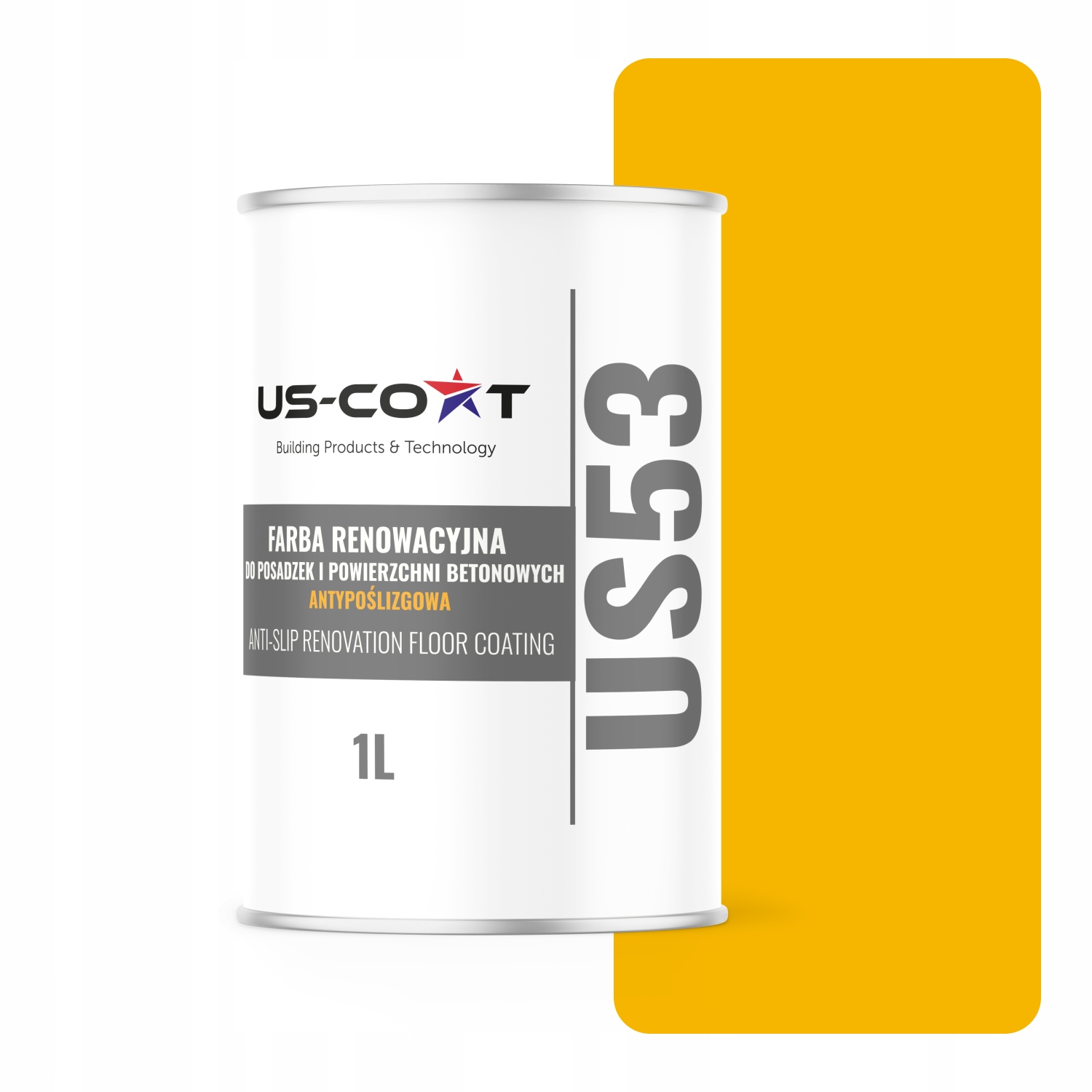 Barva Barva Na Podlahy Protiskluzová Uv Žlutá Kadmiová Ral 1021 1L