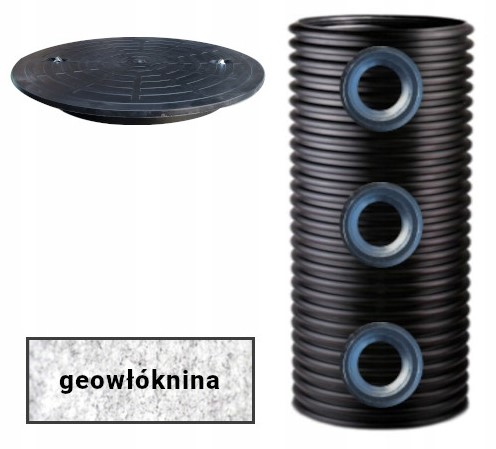 Drenážní studna 315 1m 3 Otvory a Těsnění