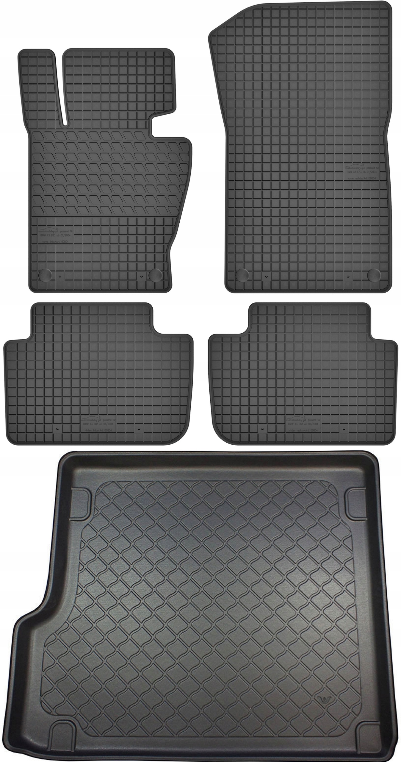 

Bmw X3 E83 Suv 2004-2010 Dywaniki z matą