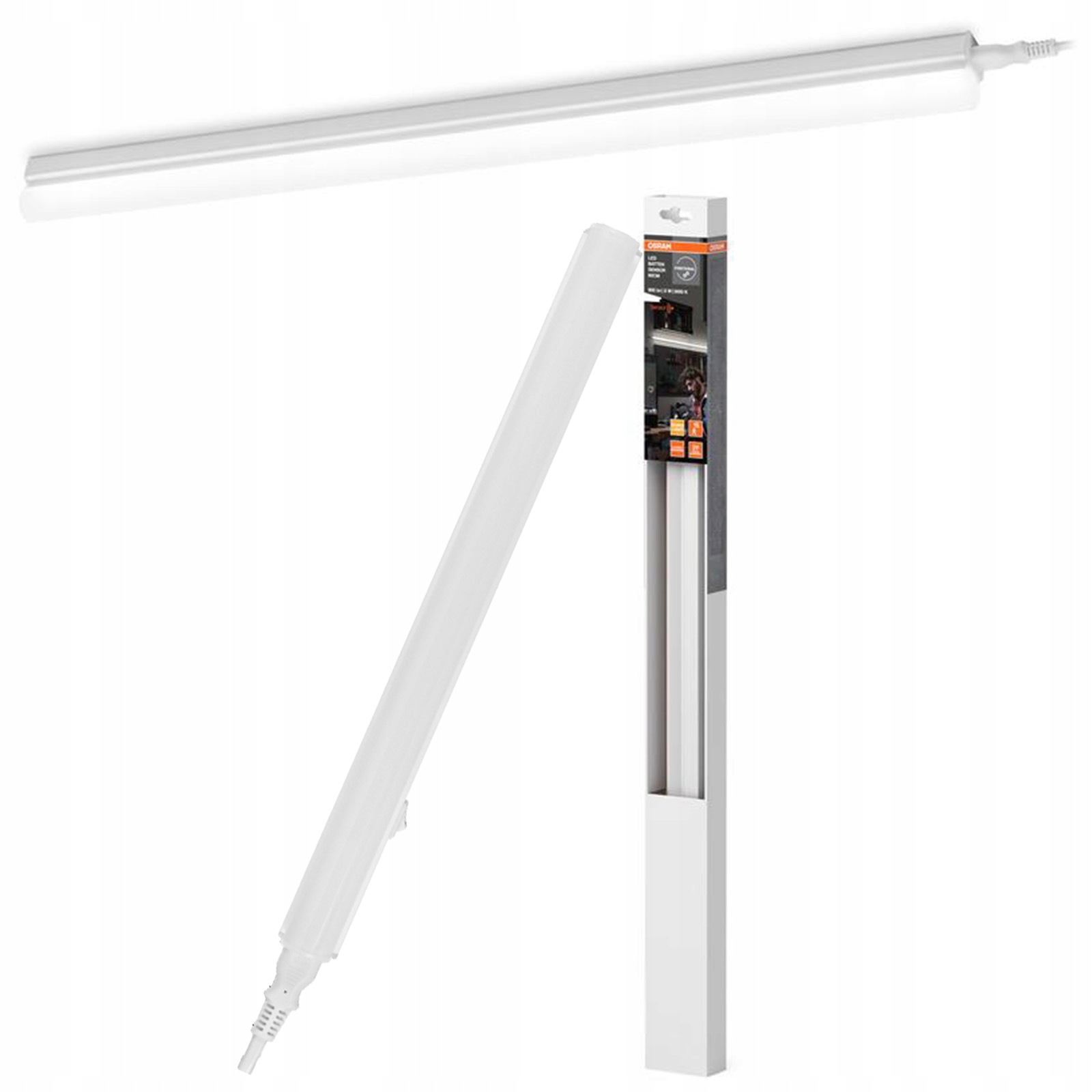 Led panelová lampa Nástěnný s pohybovým senzorem 8W 3000K 800lm Bílý Batten