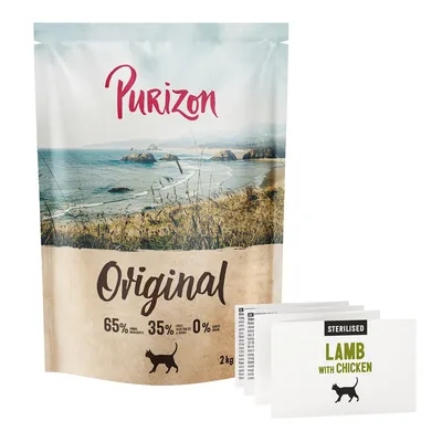 Purizon Sterilised Adult dla kota, jagnięcina z kurą bez zbóż 2 kg