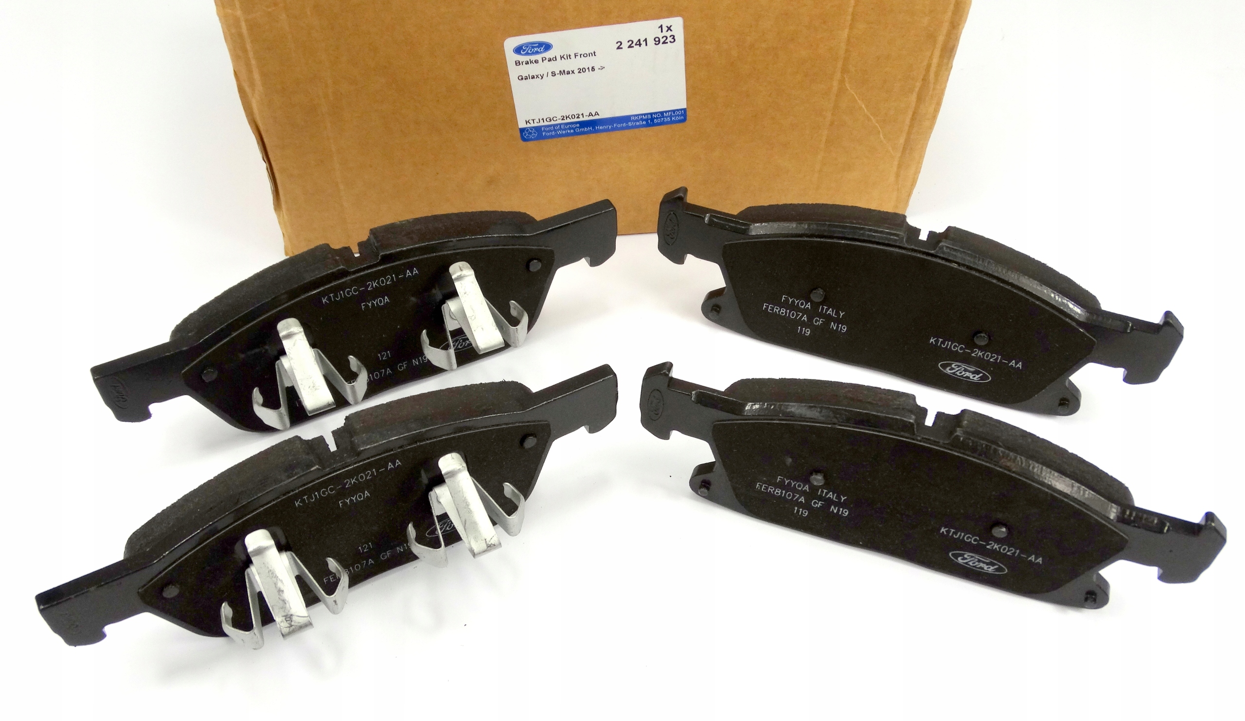 2241923 - ТОРМОЗНЫЕ КОЛОДКИ FORD S-MAX GALAXY EDGE ОРИГИНАЛ