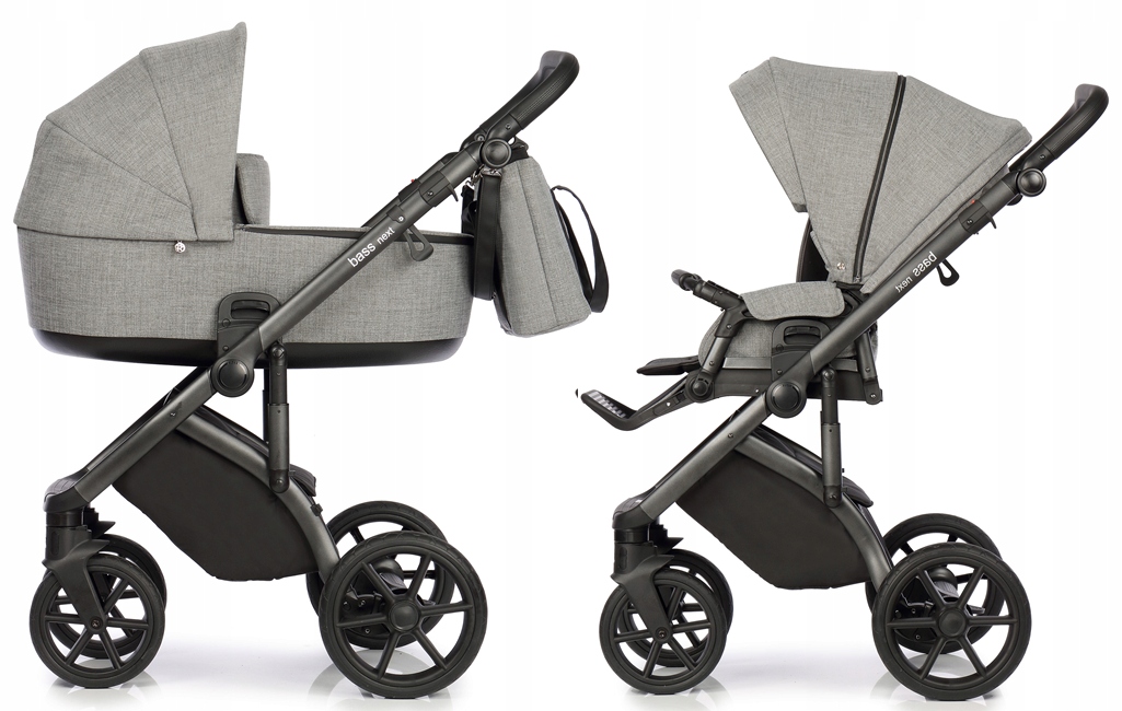 ROAN BASS NEXT WÓZEK DZIECIĘCY 3W1 MEGA GRATISY Stelaż Aluminiowy