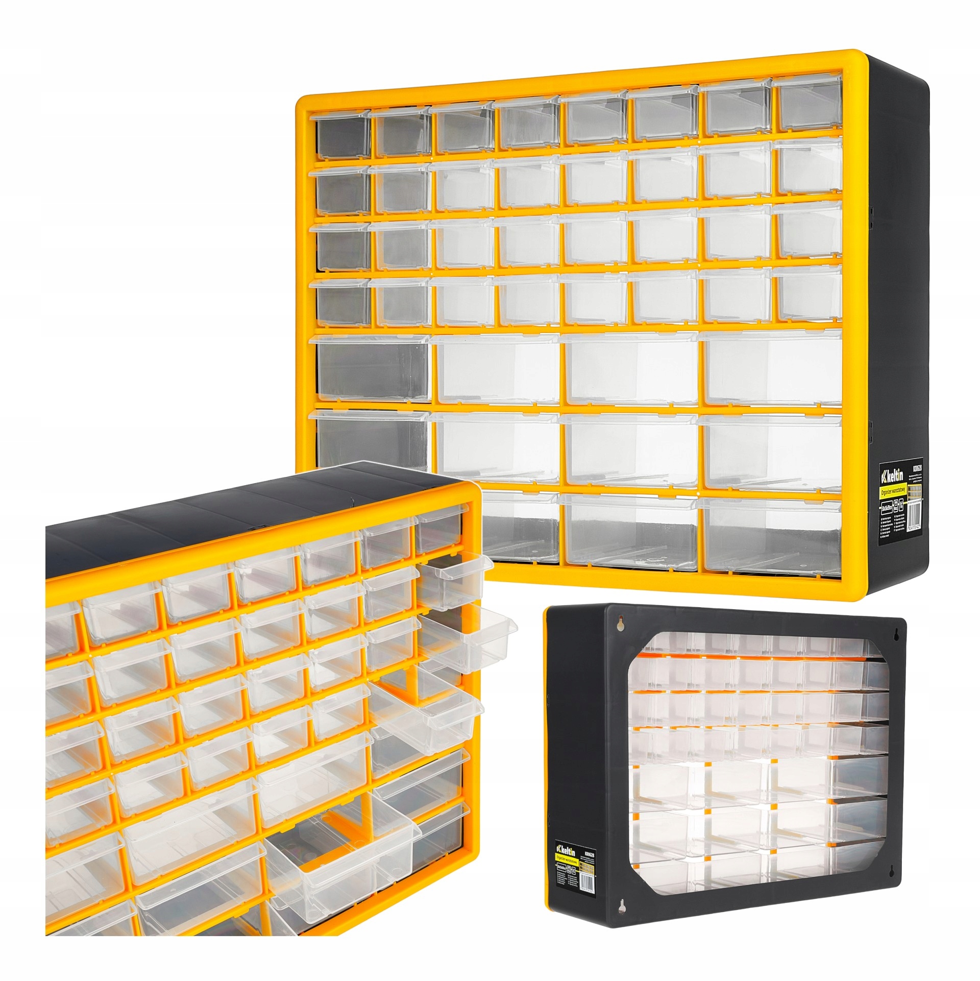 Organizer Warsztatowy 44 Szuflady Na Śruby Części 50X16X39 CM