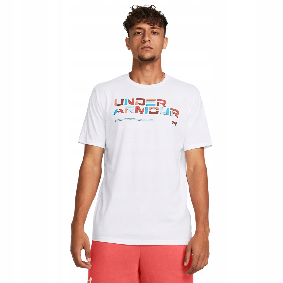 Męski t-shirt z nadrukiem Under Armour Ua Colorbl