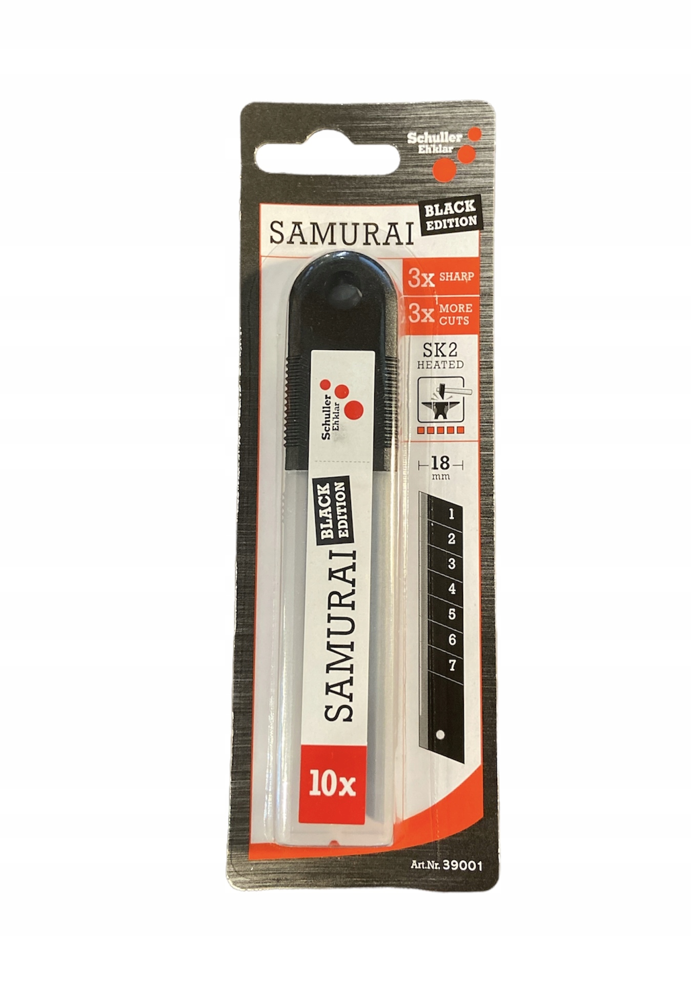 SCHULLER OSTRZA SAMURAI DO NOŻA 18MM 10 SZT