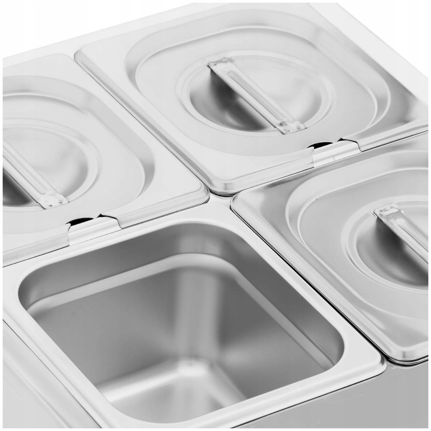 PODGRZEWACZ DO CZEKOLADY 4 POJEMNIKI KRAN x2 LED Marka Royal Catering