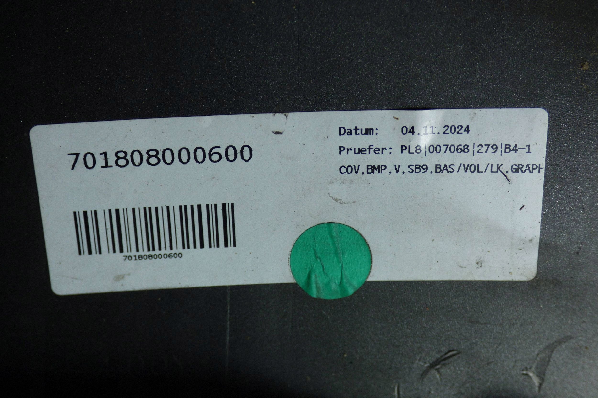Skoda Superb IV bumper front front 3P0807221 st.BDB