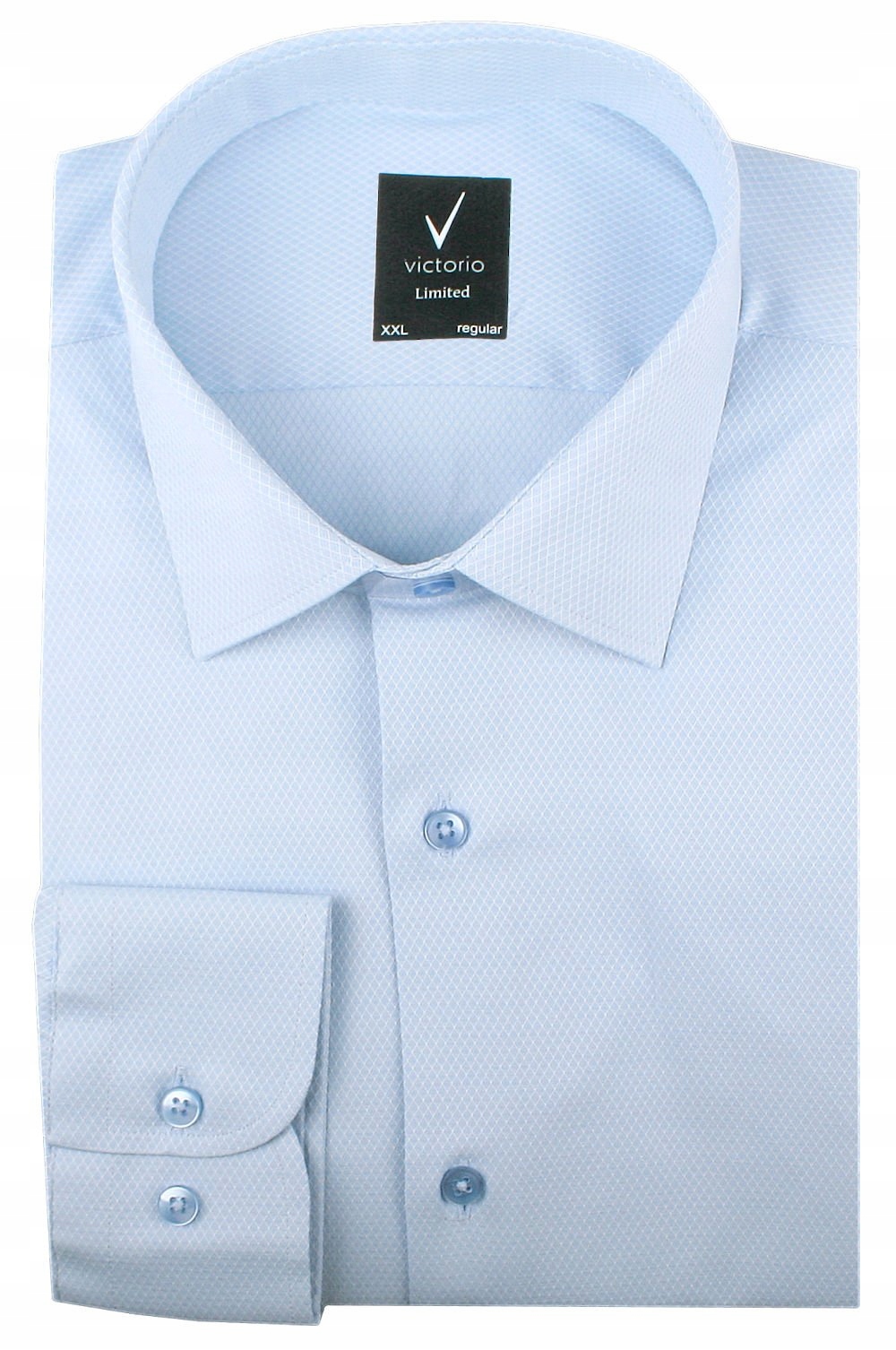 Elegantní pánská košile Victorio modrá 42/176-182 (šířka)