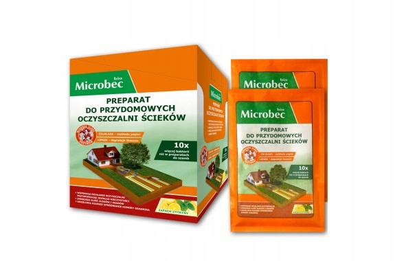 

Microbec Bio Aktywator do oczyszczalni 35g x 10szt