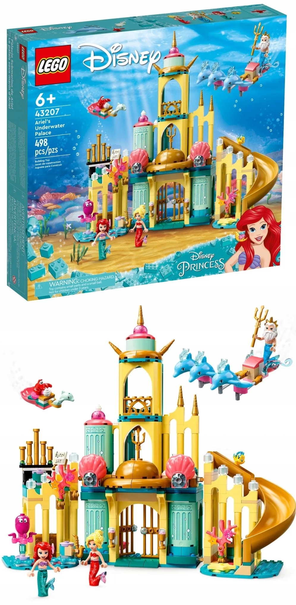Lego Disney Podwodny pałac Arielki 43207