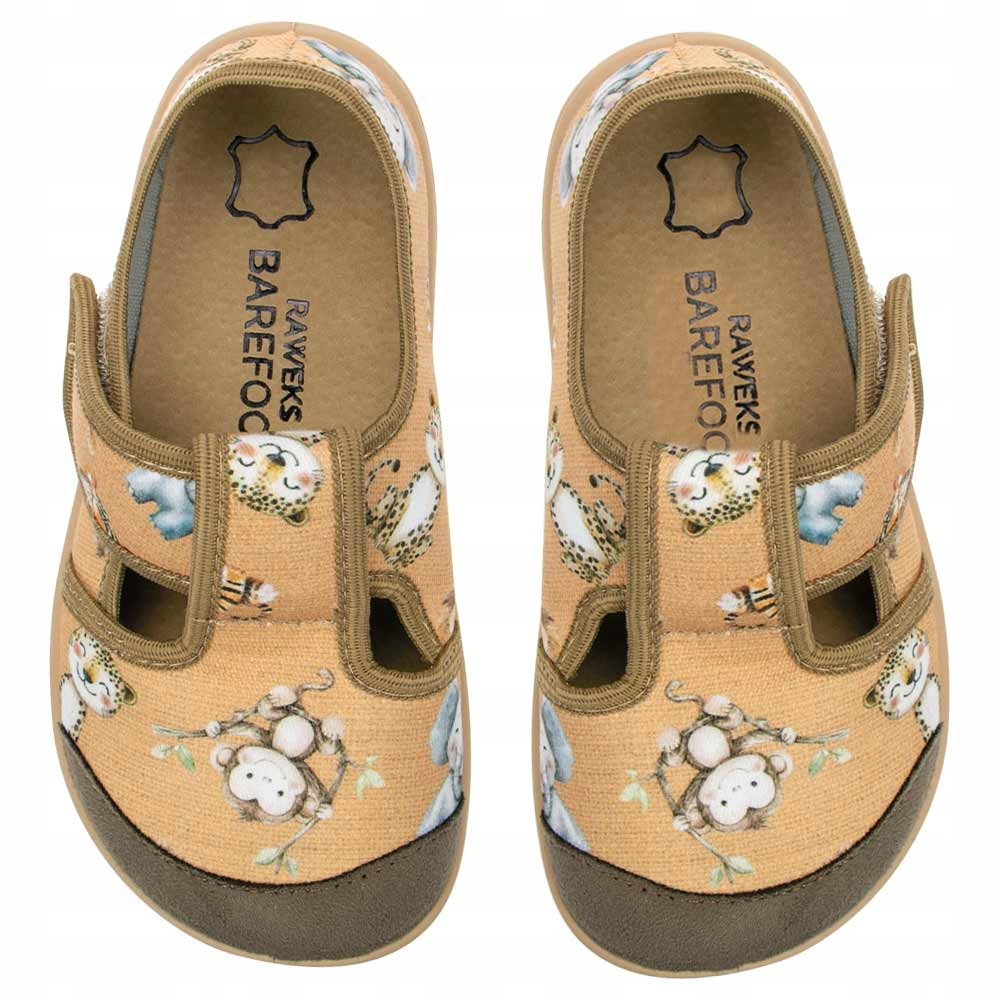 Raweks Kapcie Barefoot Dla Chłopca Joy J06 Safari 29