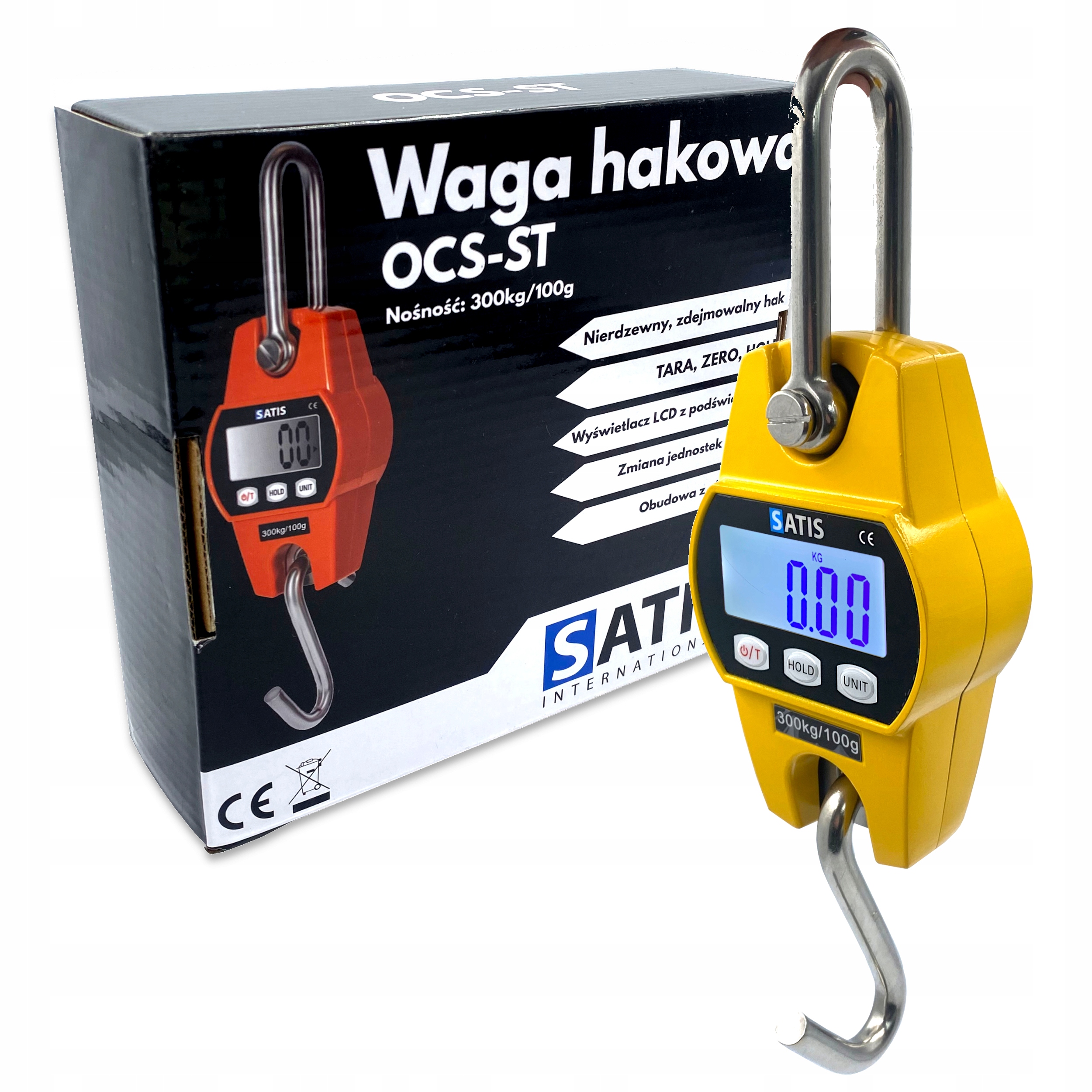 WAGA HAKOWA DO 300KG WĘDKARSKA PRZEMYSŁOWA 50G ŁOWIECKA WISZĄCA PODWIESZANA