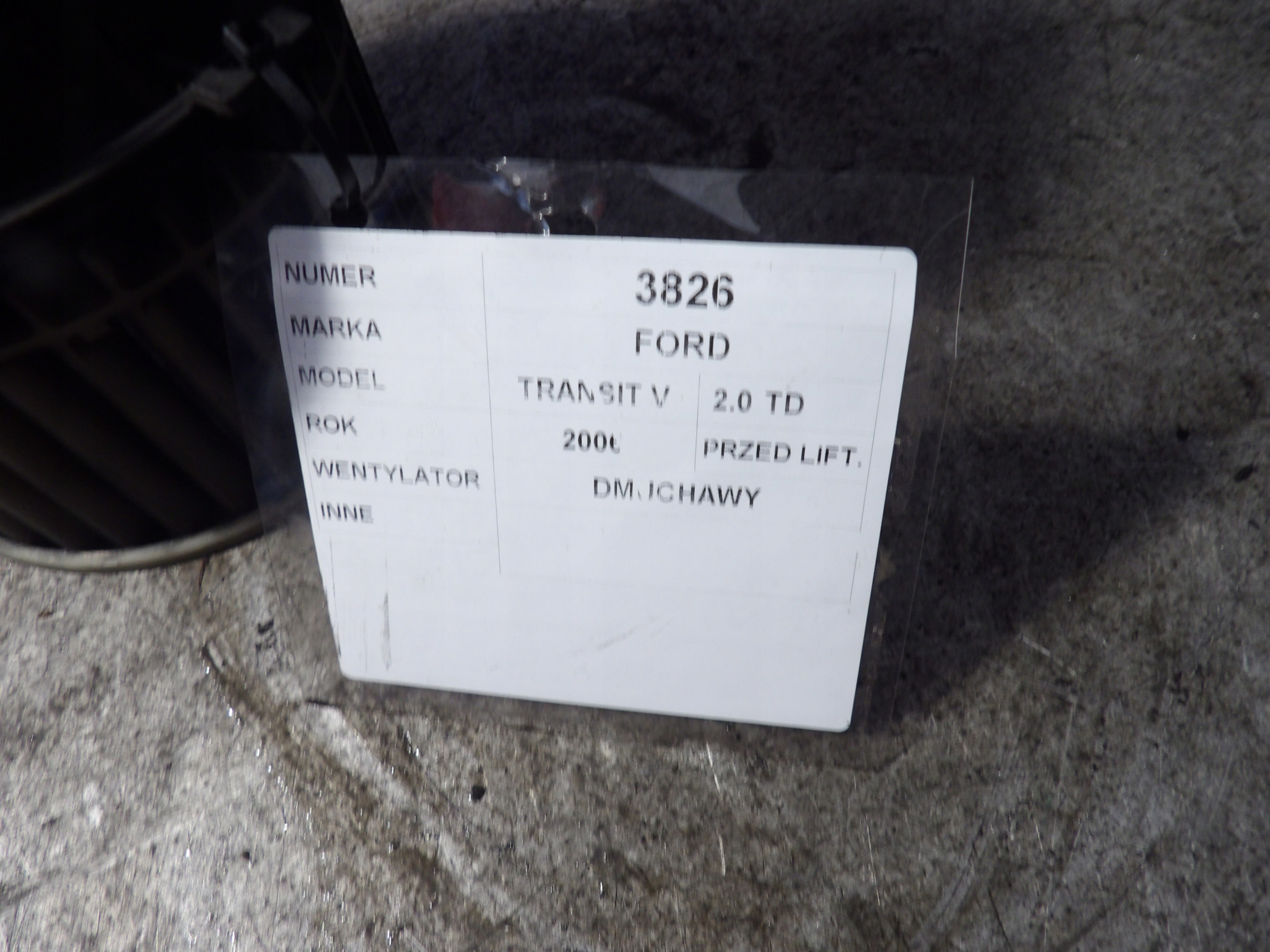 Ford Transit V ventilátor topení YC1H-18456-CA